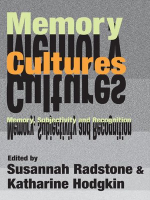 cover image of Memory Cultures